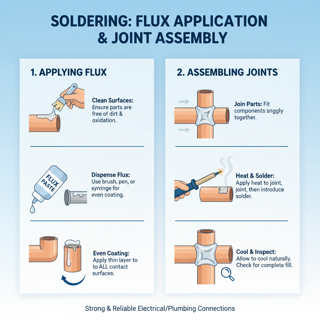 How to Solder Copper Pipe: A Complete Step-by-Step Guide for Beginners 3 Applying Flux and Assembling Joints