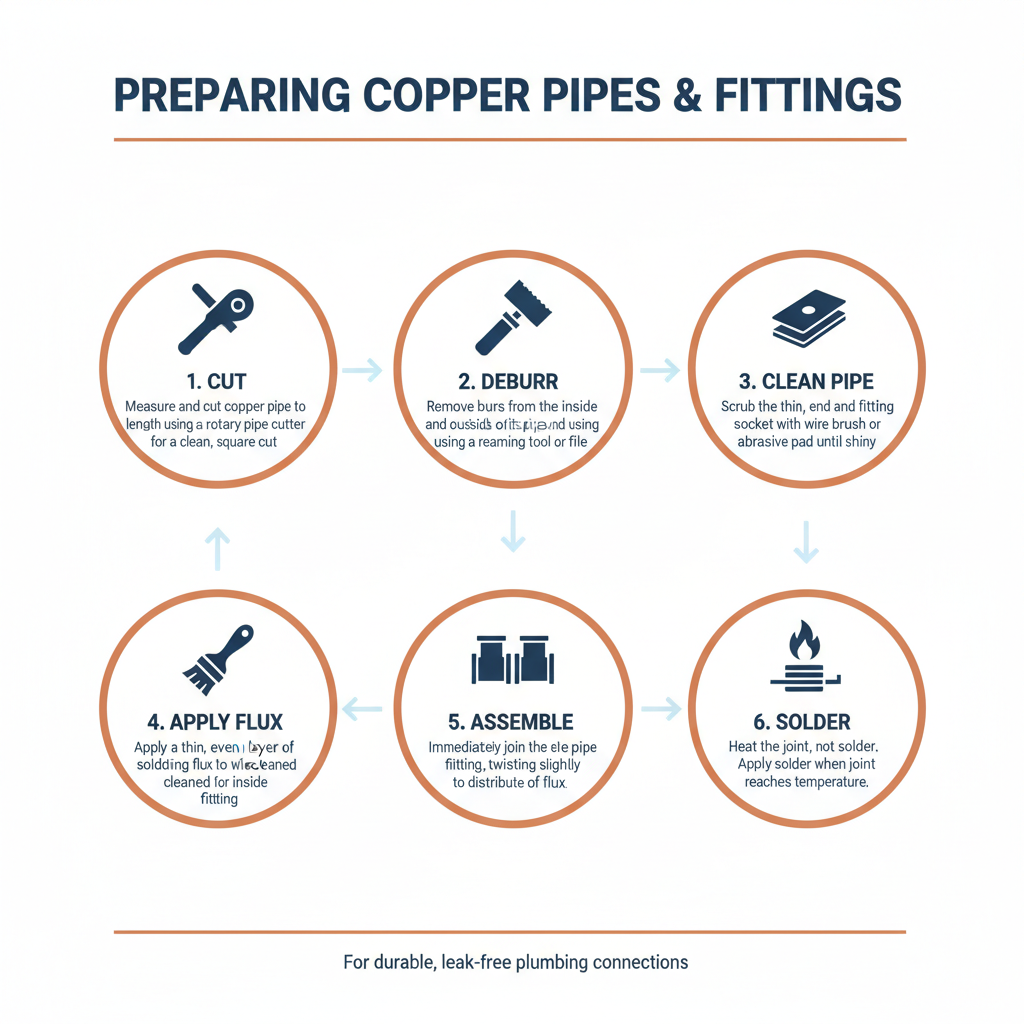 How to Solder Copper Pipe: A Complete Step-by-Step Guide for Beginners 2 Preparing Copper Pipes and Fittings