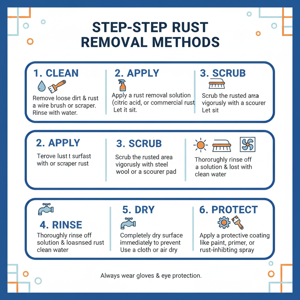 Step-by-Step Rust Removal Methods