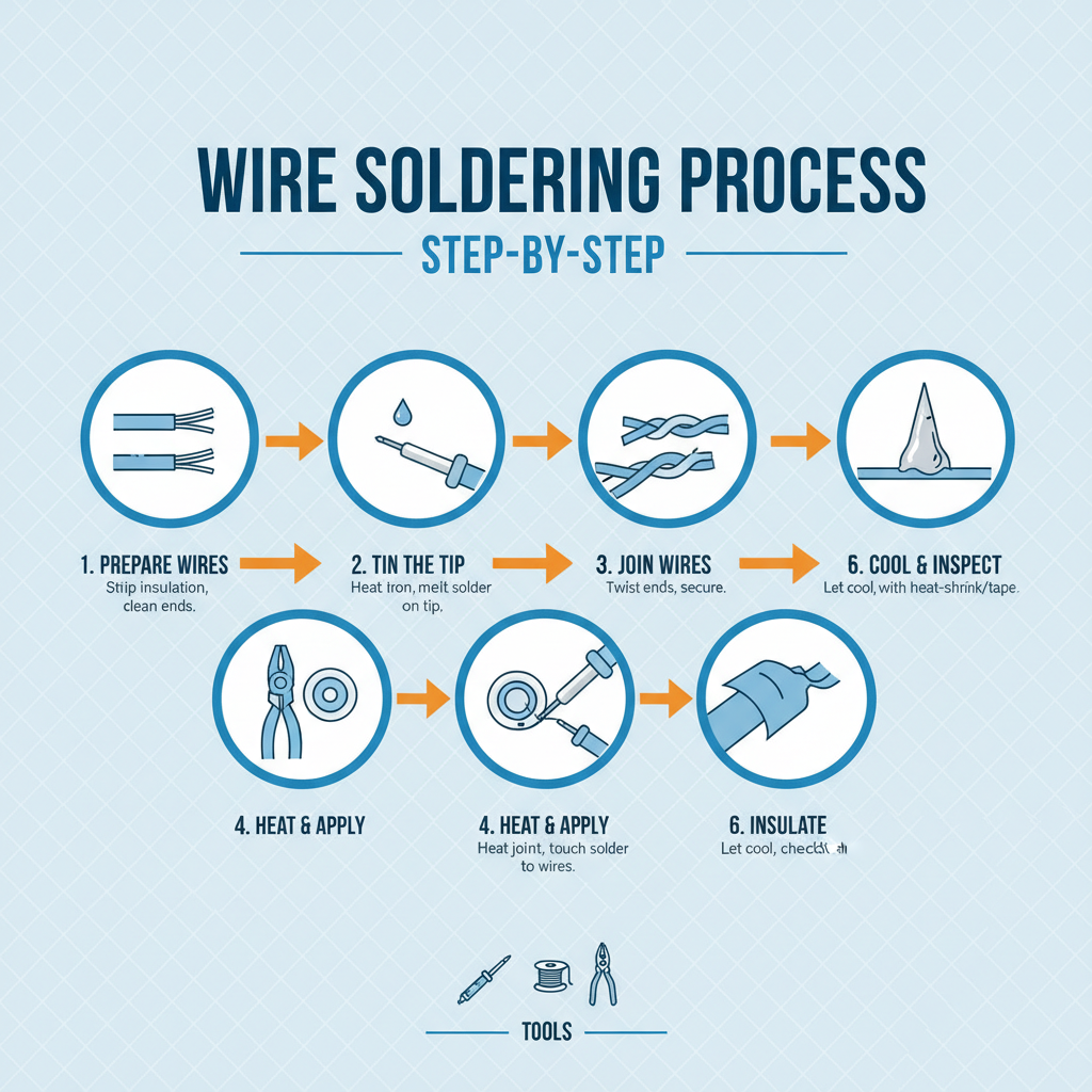 Step-by-Step Wire Soldering Process