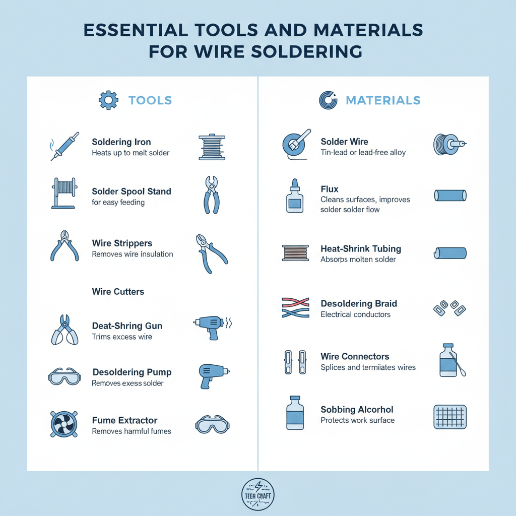 Essential Tools and Materials for Wire Soldering
