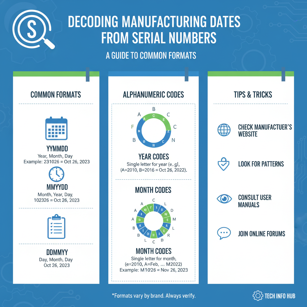 Decoding the Manufacturing Date from Serial Numbers