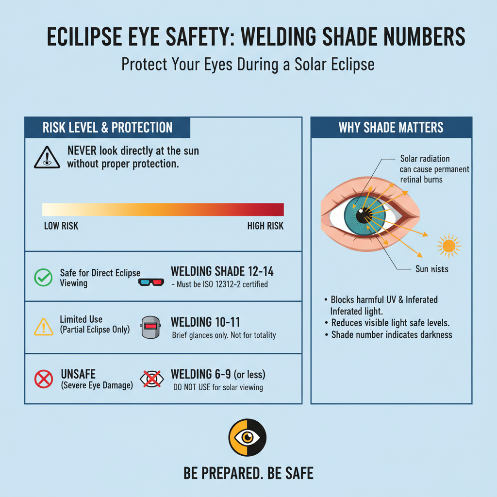 Understanding Welding Shade Numbers for Eclipse Safety