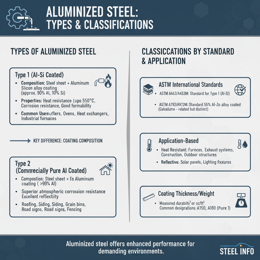 Types and Classifications of Aluminized Steel