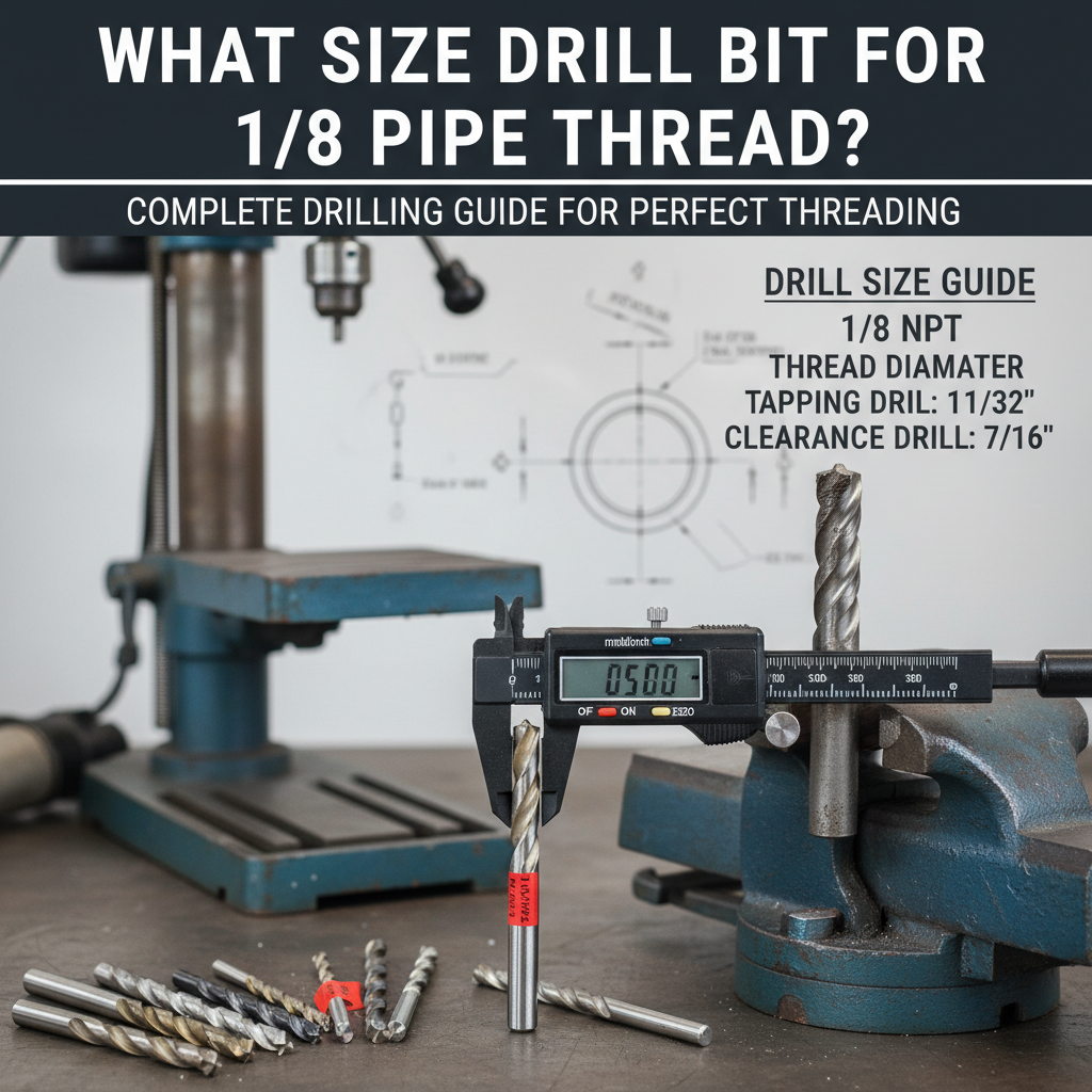 What Size Drill Bit for 1/8 Pipe Thread: Complete Drilling Guide for Perfect Threading