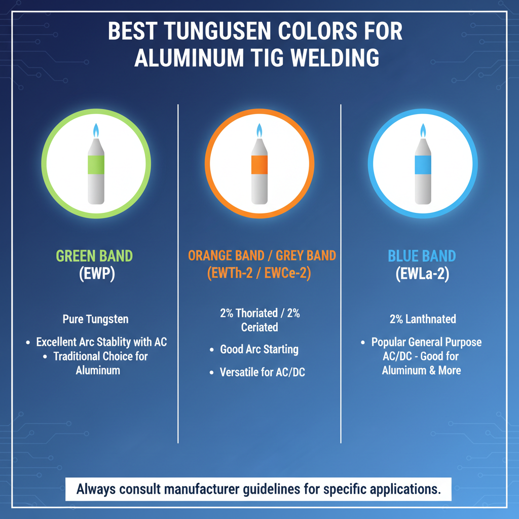 What Color Tungsten for Aluminum: Complete Guide to Choosing the Right Electrode 2 Best Tungsten Colors for Aluminum Welding