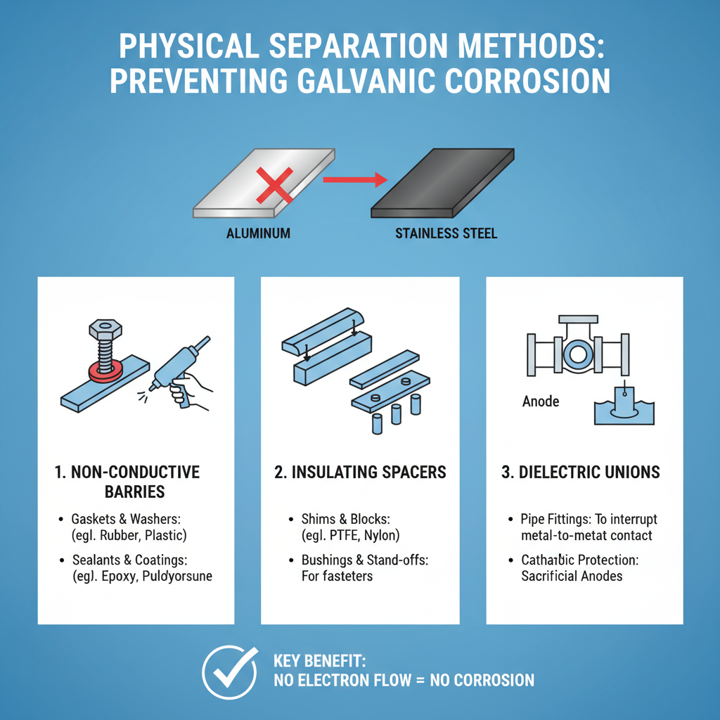 Physical Separation Methods Prevent Galvanic Corrosion Between Aluminum and Stainless Steel