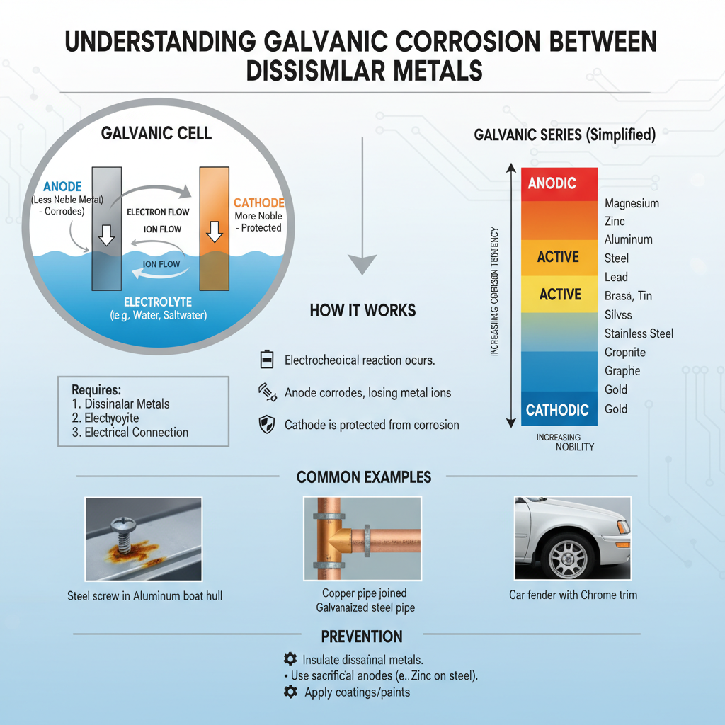 Understanding Galvanic Corrosion Between Dissimilar Metals