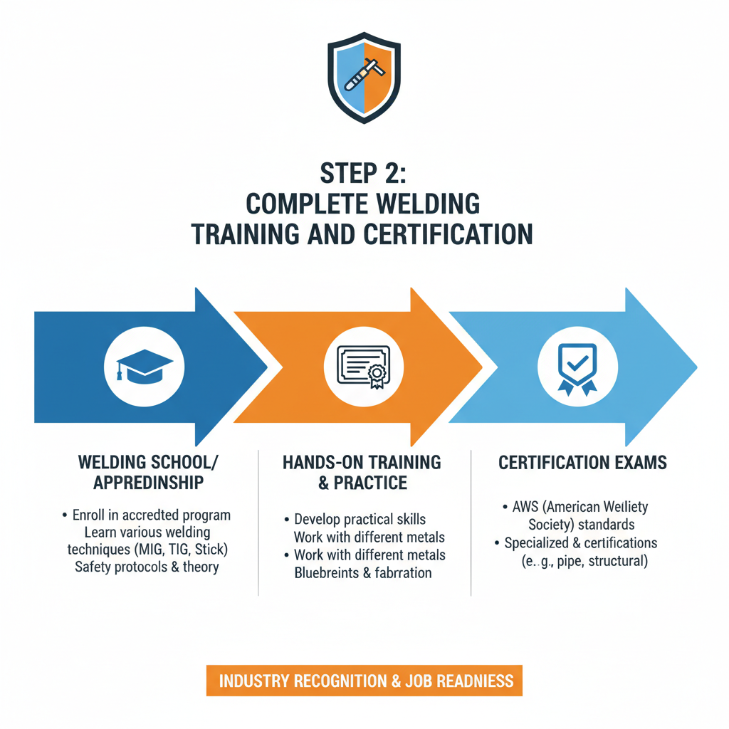 Step 2: Complete Welding Training and Certification