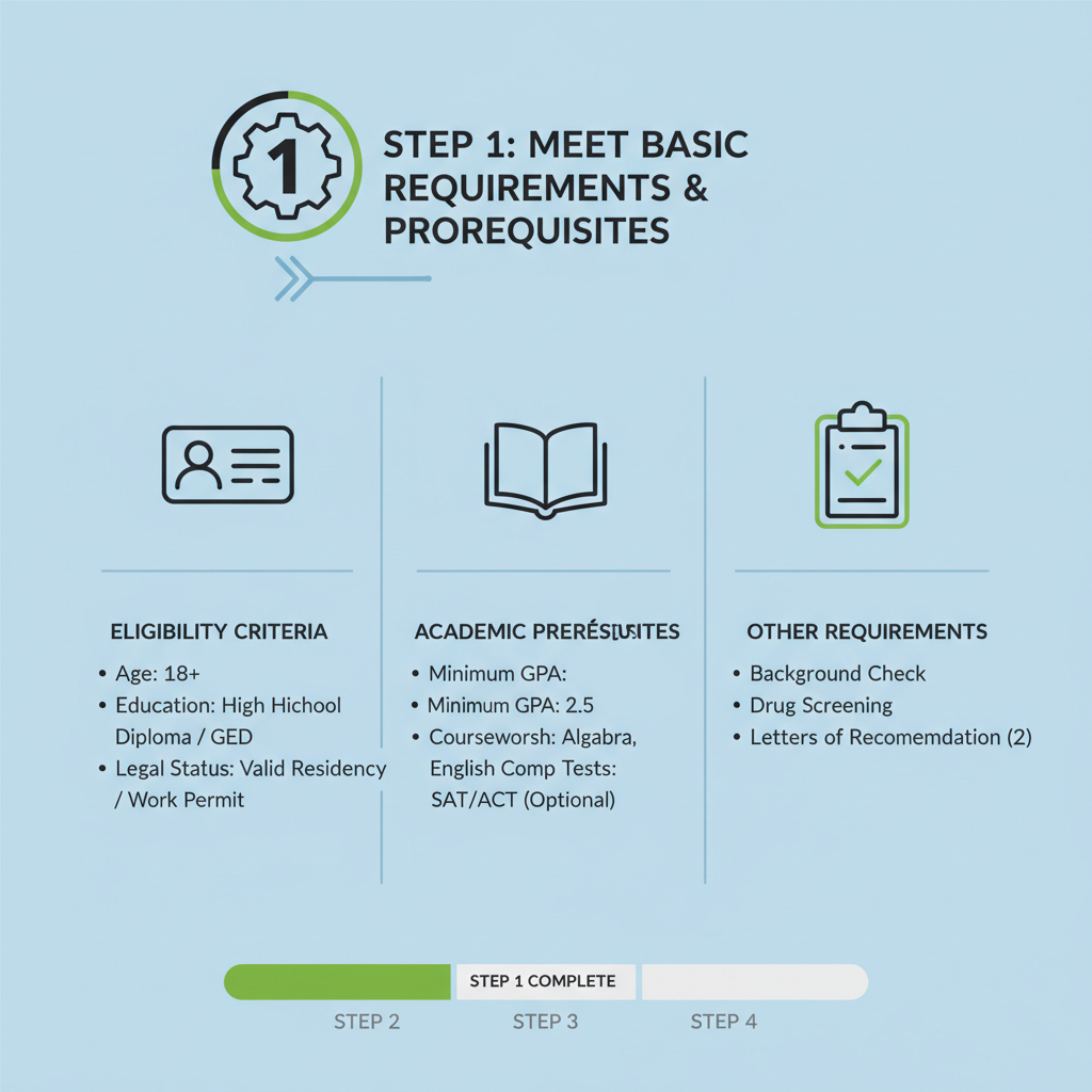 Step 1: Meet Basic Requirements and Prerequisites