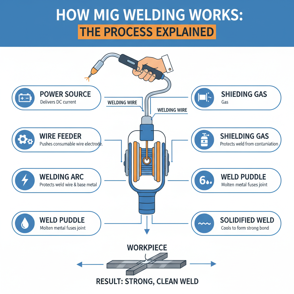What Does MIG Stand For? A Complete Guide to Metal Inert Gas Welding 2 How MIG Welding Works: The Process Explained