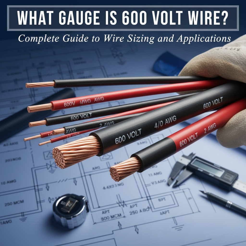 What Gauge Is 600 Volt Wire: Complete Guide to Wire Sizing and Applications