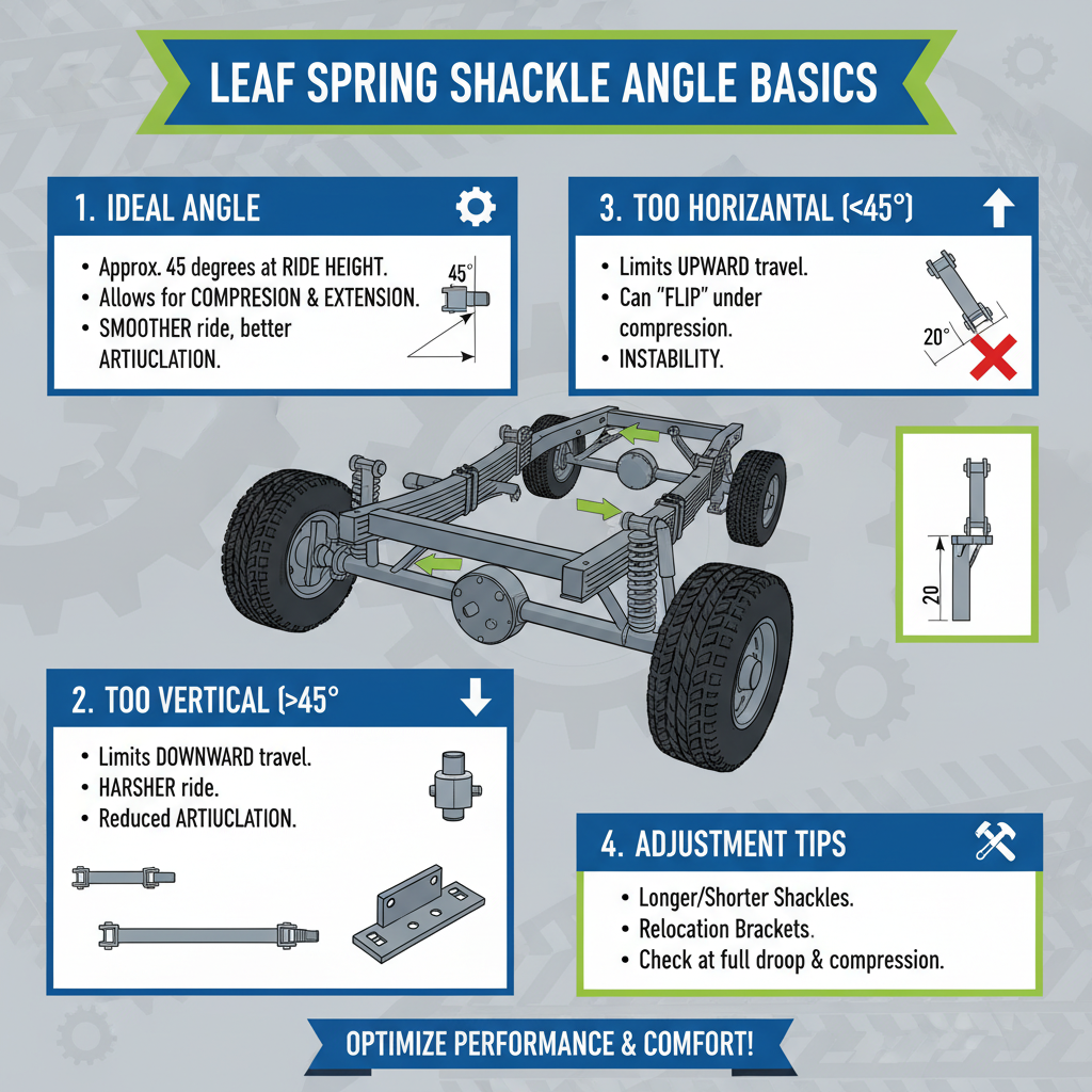 Leaf Spring Shackle Angle Basics