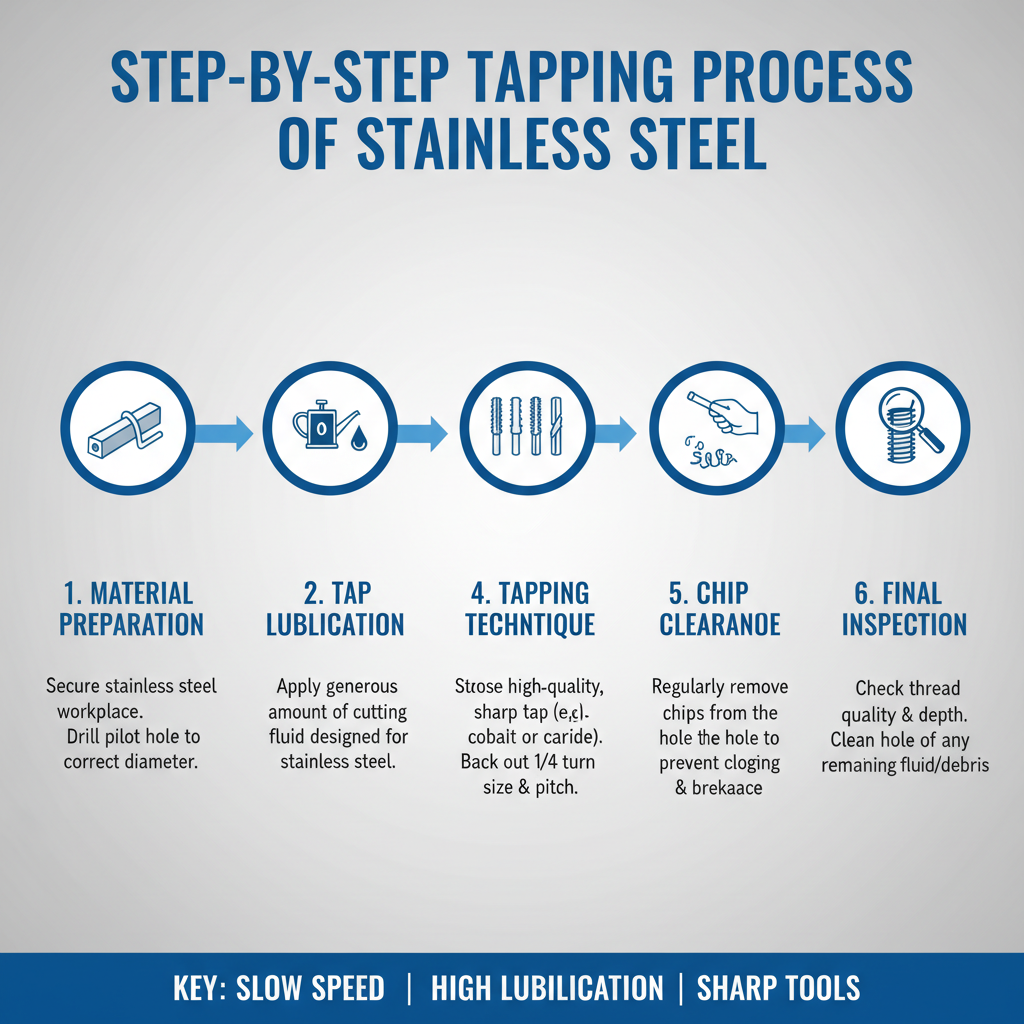 Step-by-Step Tapping Process of Stainless Steel