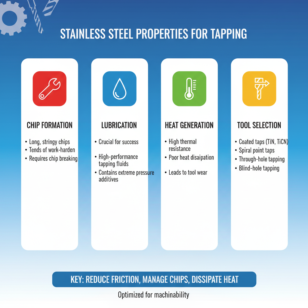 Stainless Steel Properties for Tapping