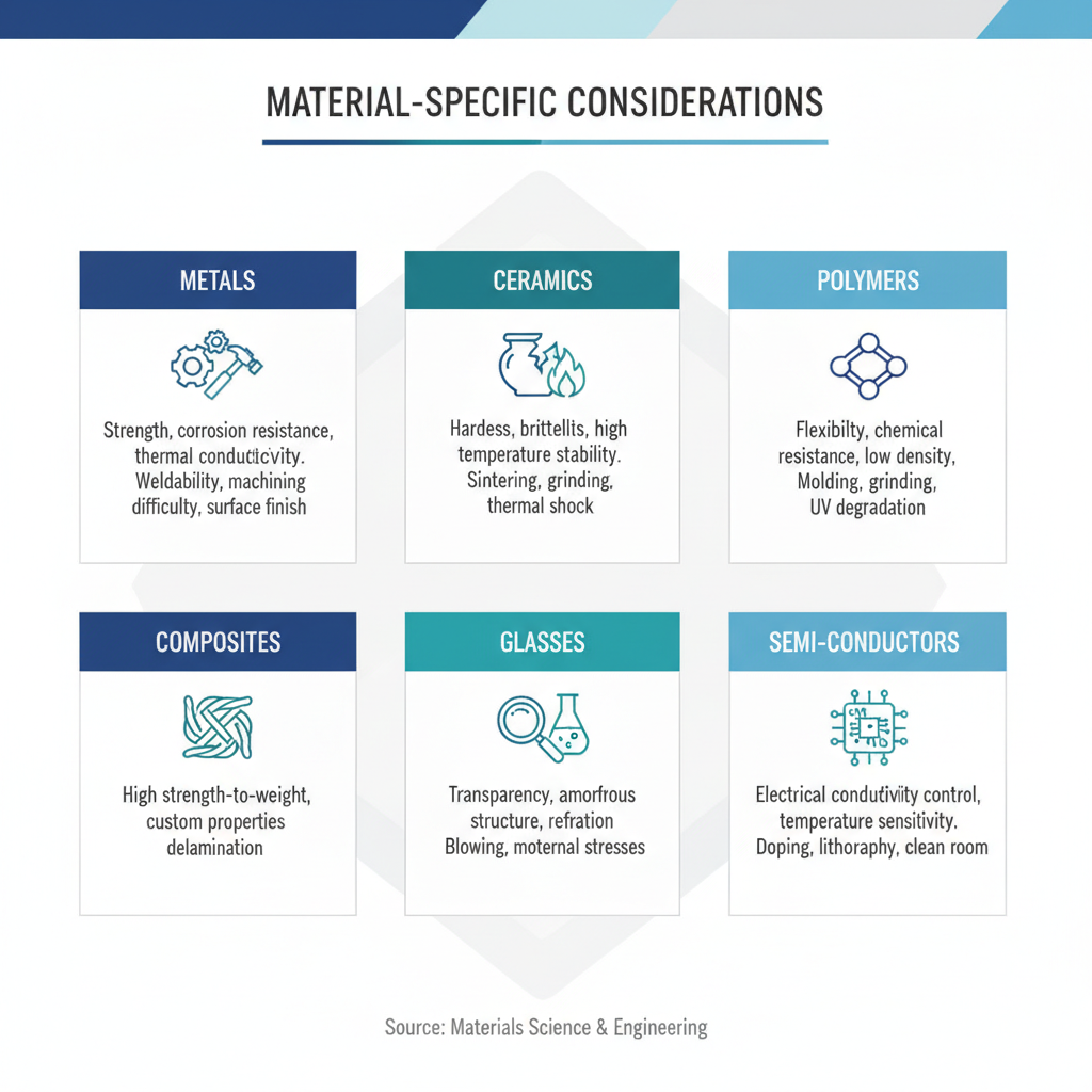 Material-Specific Considerations