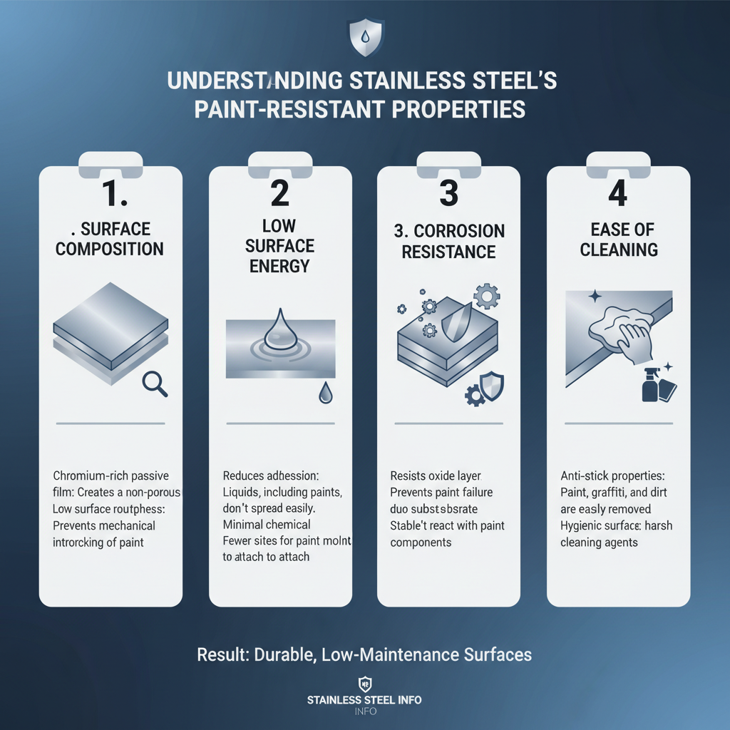 Understanding Stainless Steel's Paint-Resistant Properties