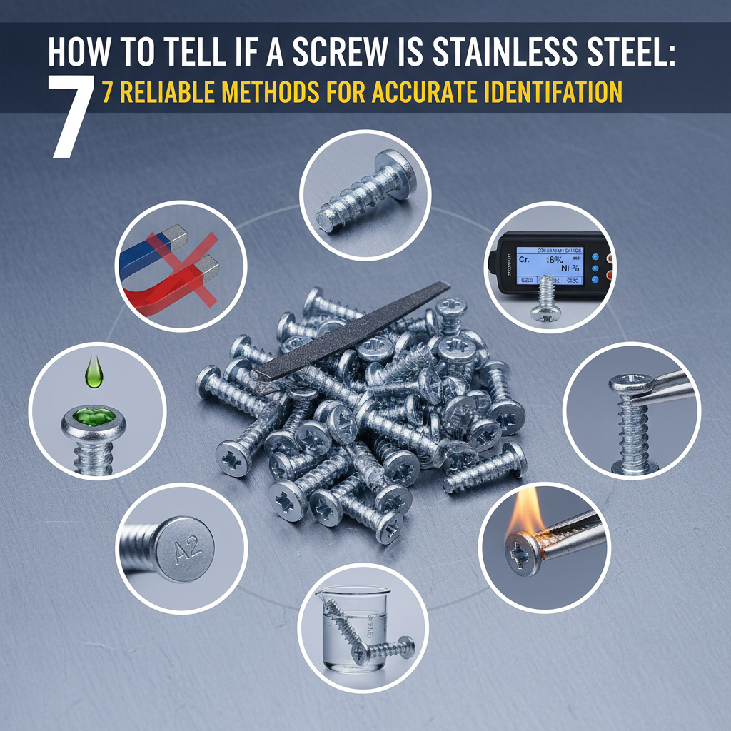 How to Tell if a Screw is Stainless Steel: 7 Reliable Methods for Accurate Identification 7 How to Tell if a Screw is Stainless Steel: 7 Reliable Methods for Accurate Identification