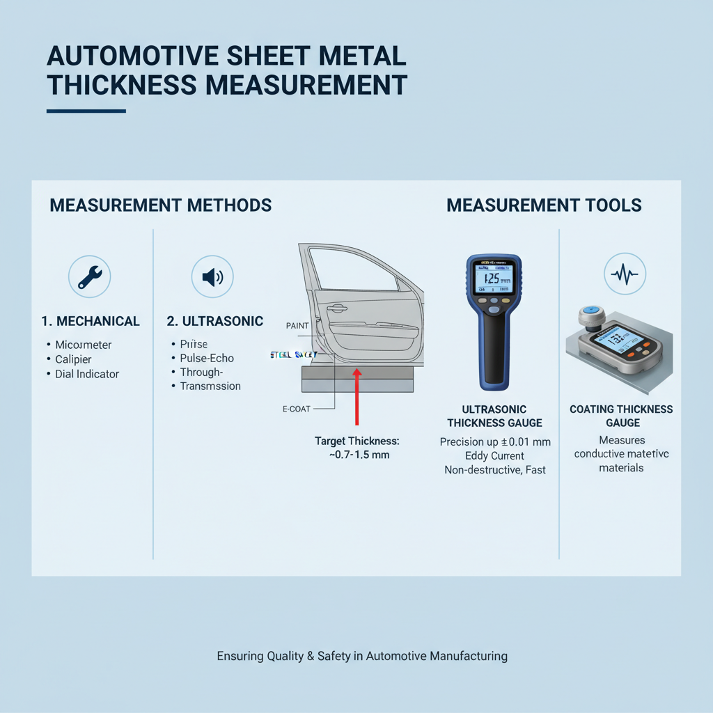 How Thick Is Automotive Sheet Metal? 2 Measurement Methods and Tools of Measuring Thikness of Automotive Sheet Metal