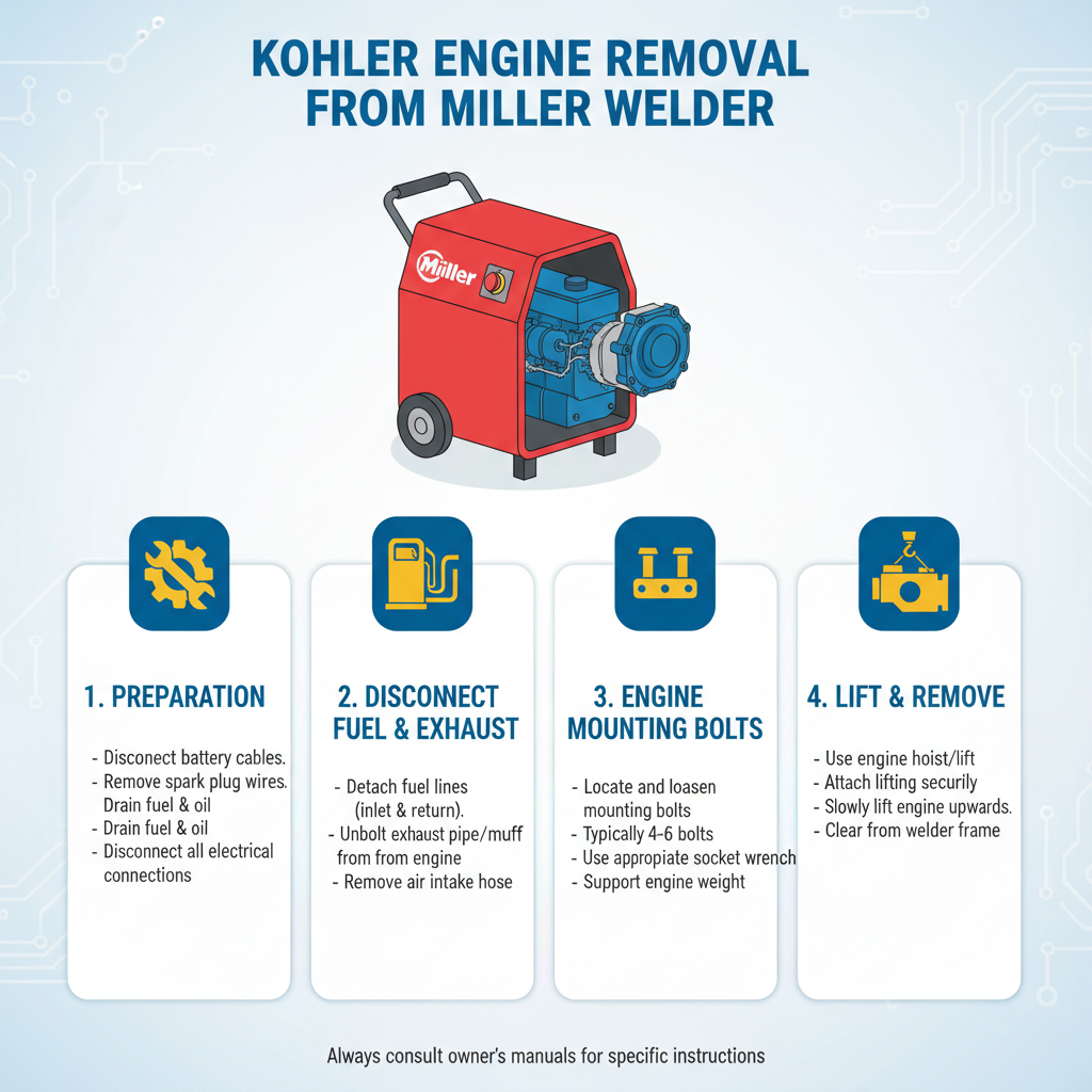How to Remove Kohler Engine from Miller Welder? 3 Removal Methods of Kohler Engine from Miller Welder