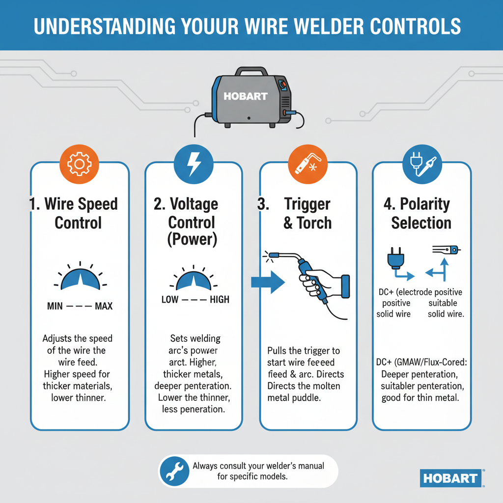 Understanding Your Hobart Wire Welder Controls