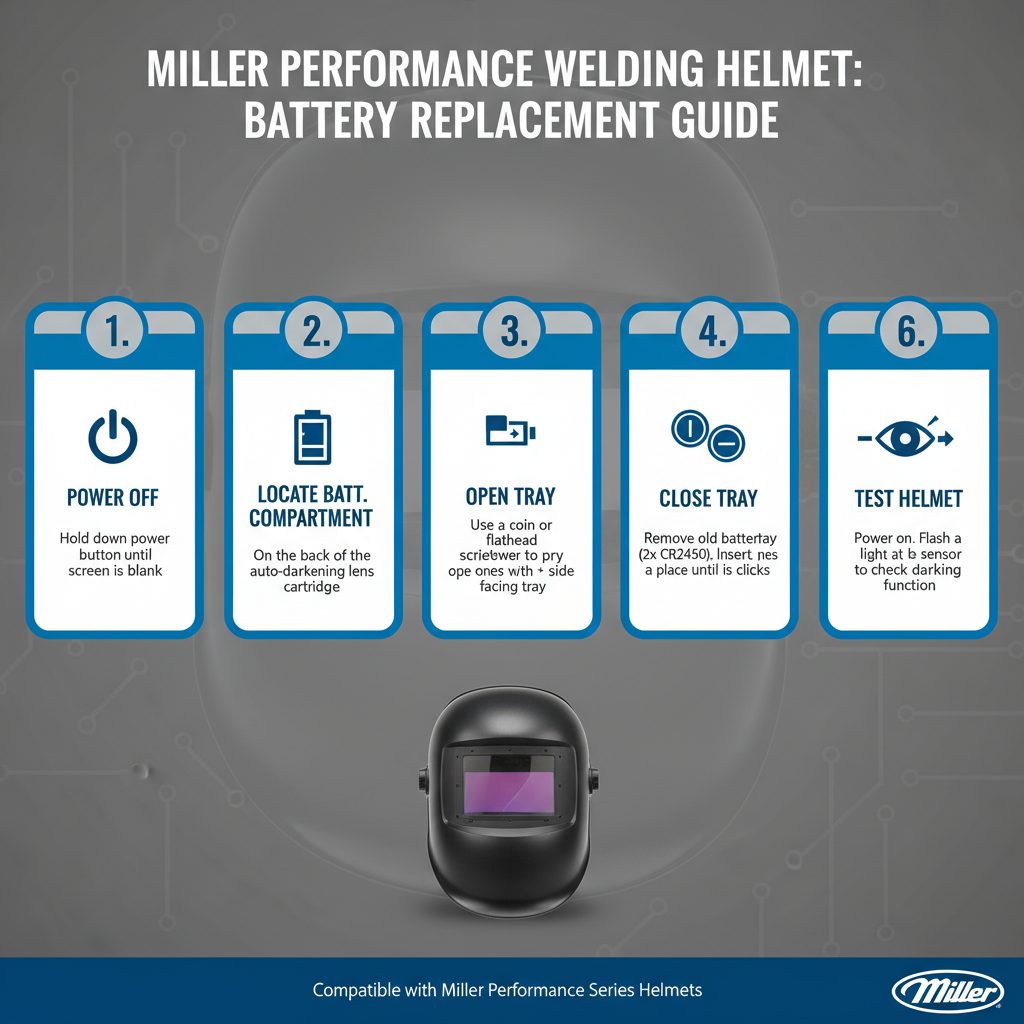 How to Change Battery in Miller Performance Welding Helmet? 3 Step-by-Step Battery Replacement Process to Change Battery in Miller Performance Welding Helmet