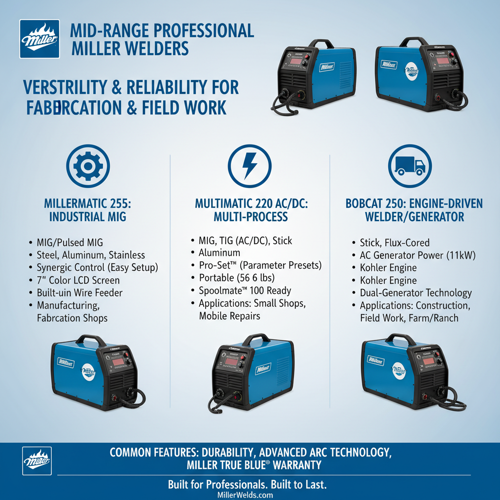 Mid-Range Professional Miller Welders