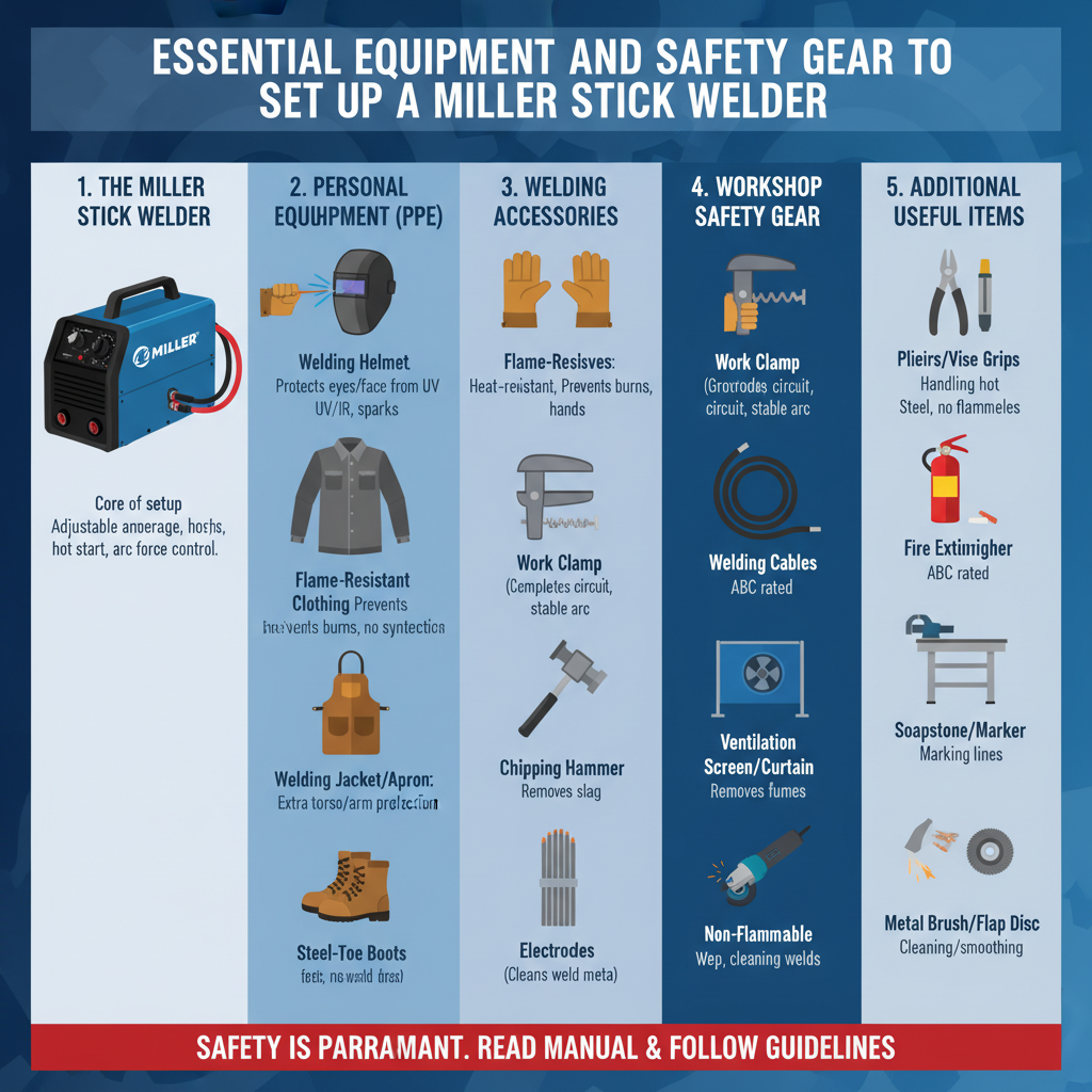 Essential Equipment and Safety Gear to Set Up a Miller Stick Welder