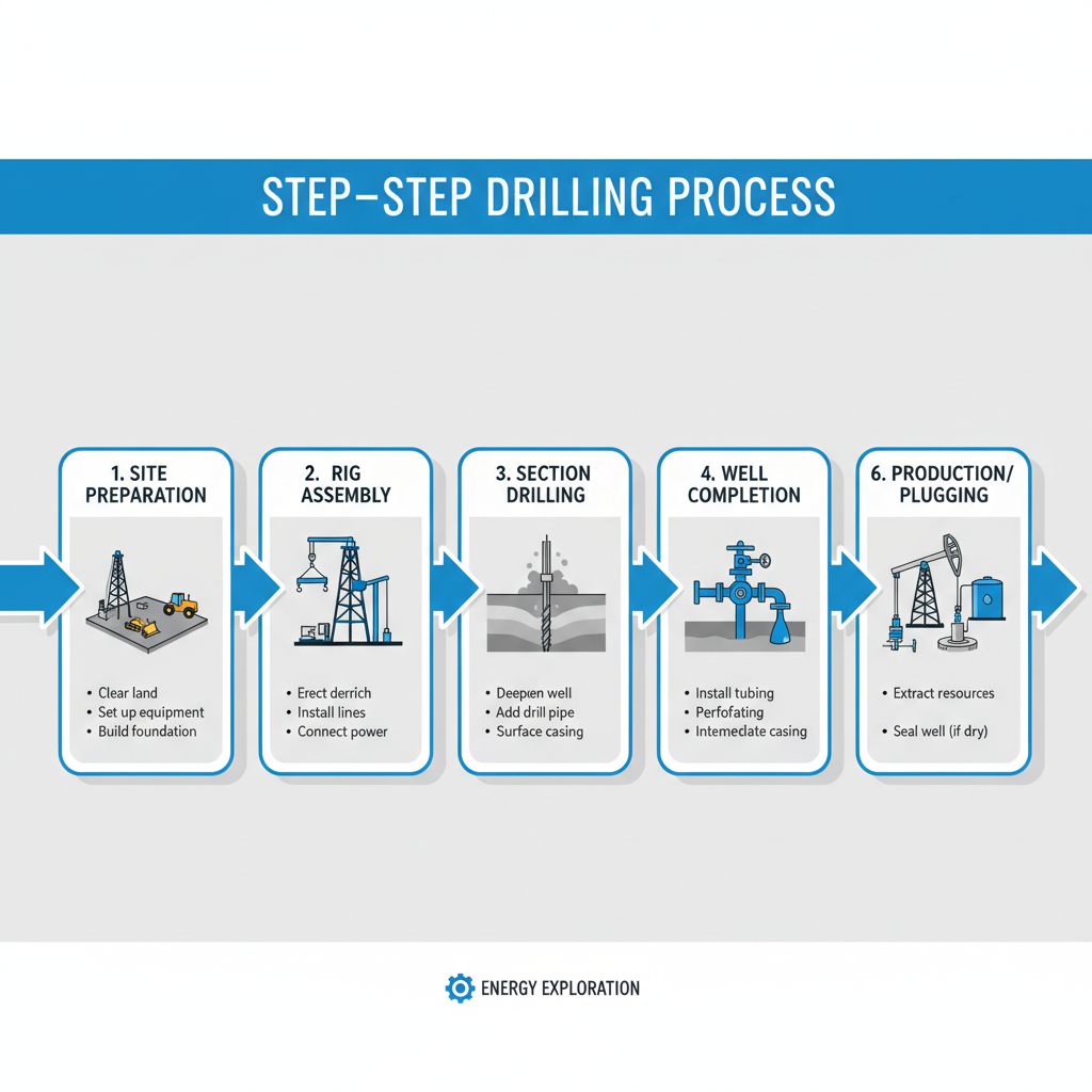 Step-by-Step Drilling Process