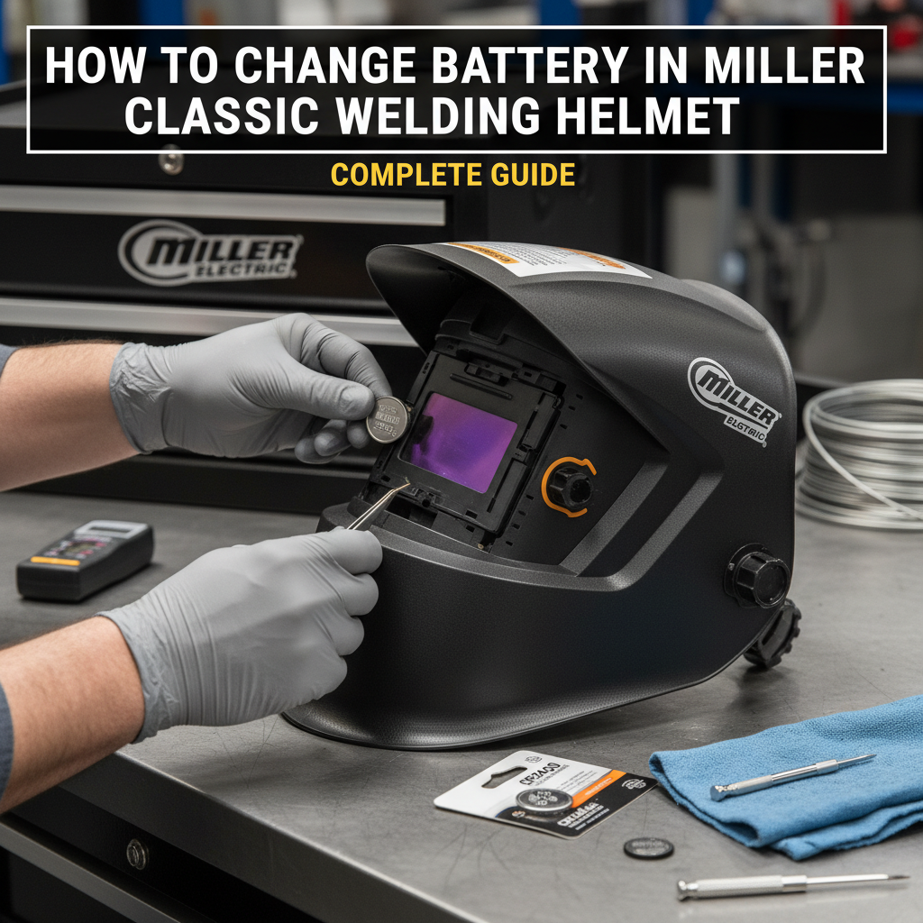 How to Change Battery in Miller Classic Welding Helmet: Complete Guide 4 How to Change Battery in Miller Classic Welding Helmet: Complete Guide