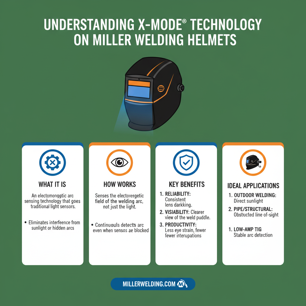 Understanding X Mode Technology on Miller Welding Helmet