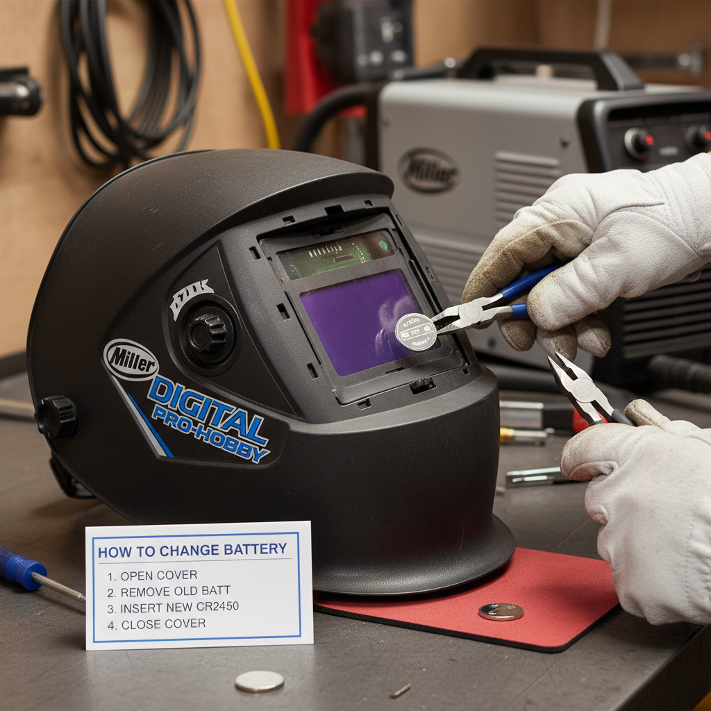 How to Change Battery in Miller Digital Pro-Hobby Welding Helmet? 2 How to Change Battery in Miller Digital Pro-Hobby Welding Helmet?