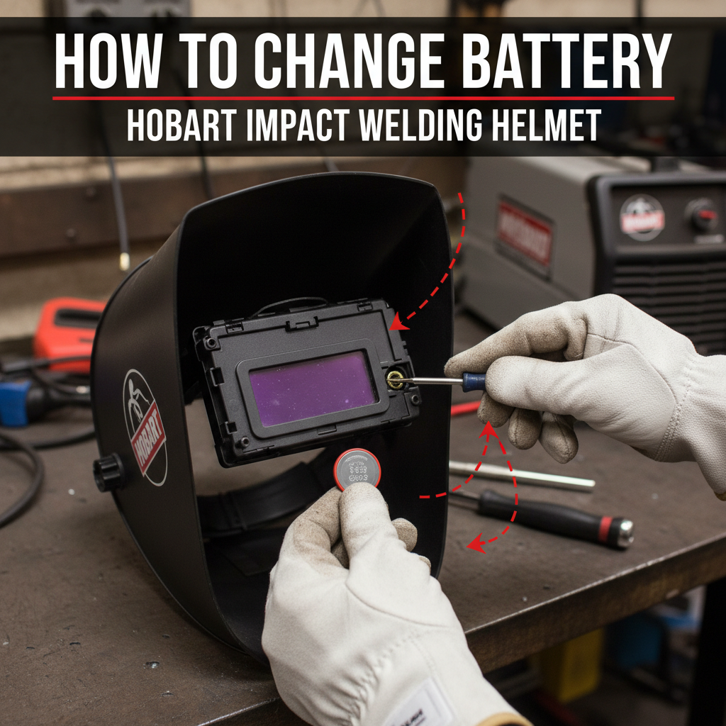 How to Change Battery in Hobart Impact Welding Helmet? 1 How to Change Battery in Hobart Impact Welding Helmet?