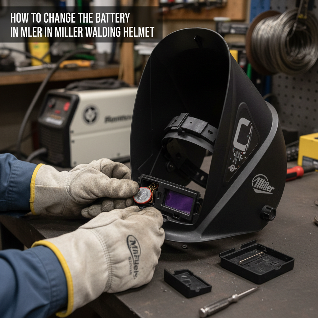 How to Change the Battery in a Miller Welding Helmet?