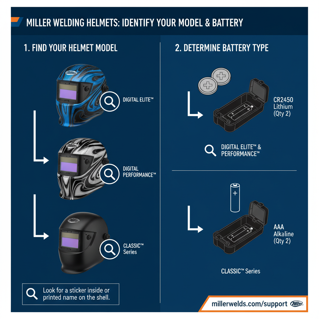 Identifying Your Miller Helmet Model and Battery Type