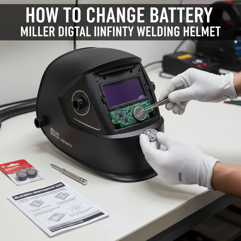 How to Change Battery in Miller Digital Infinity Welding Helmet?