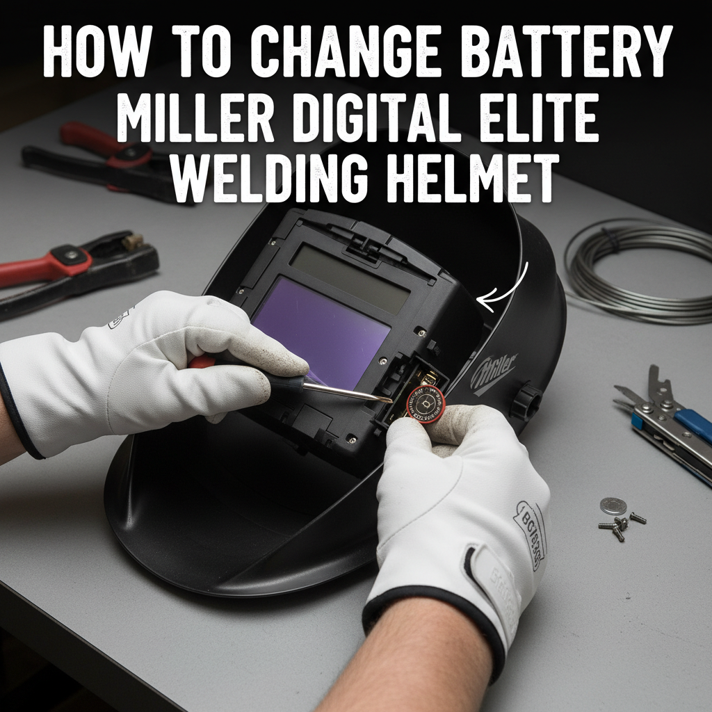 How to Change Battery in Miller Digital Elite Welding Helmet?