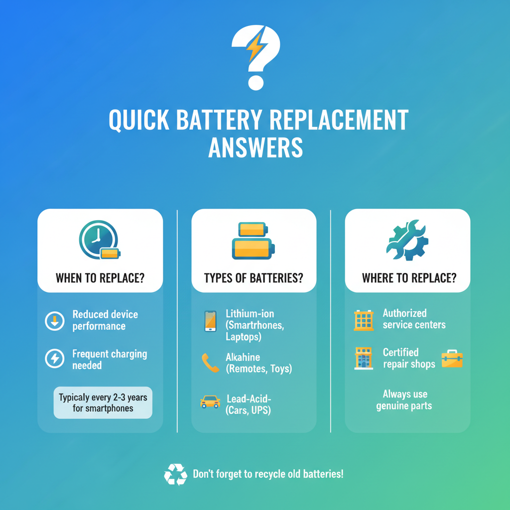 Quick Battery Replacement Answer