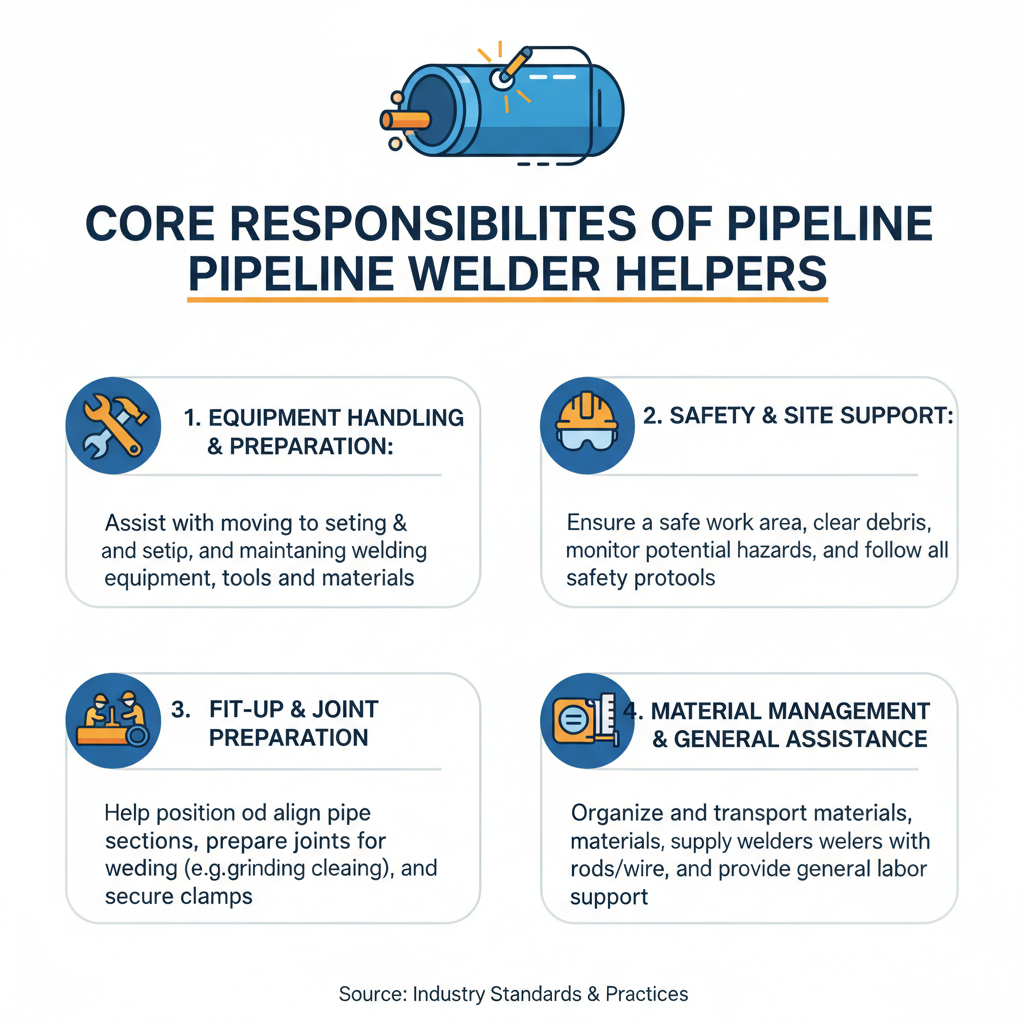 Core Responsibilities of Pipeline Welder Helpers