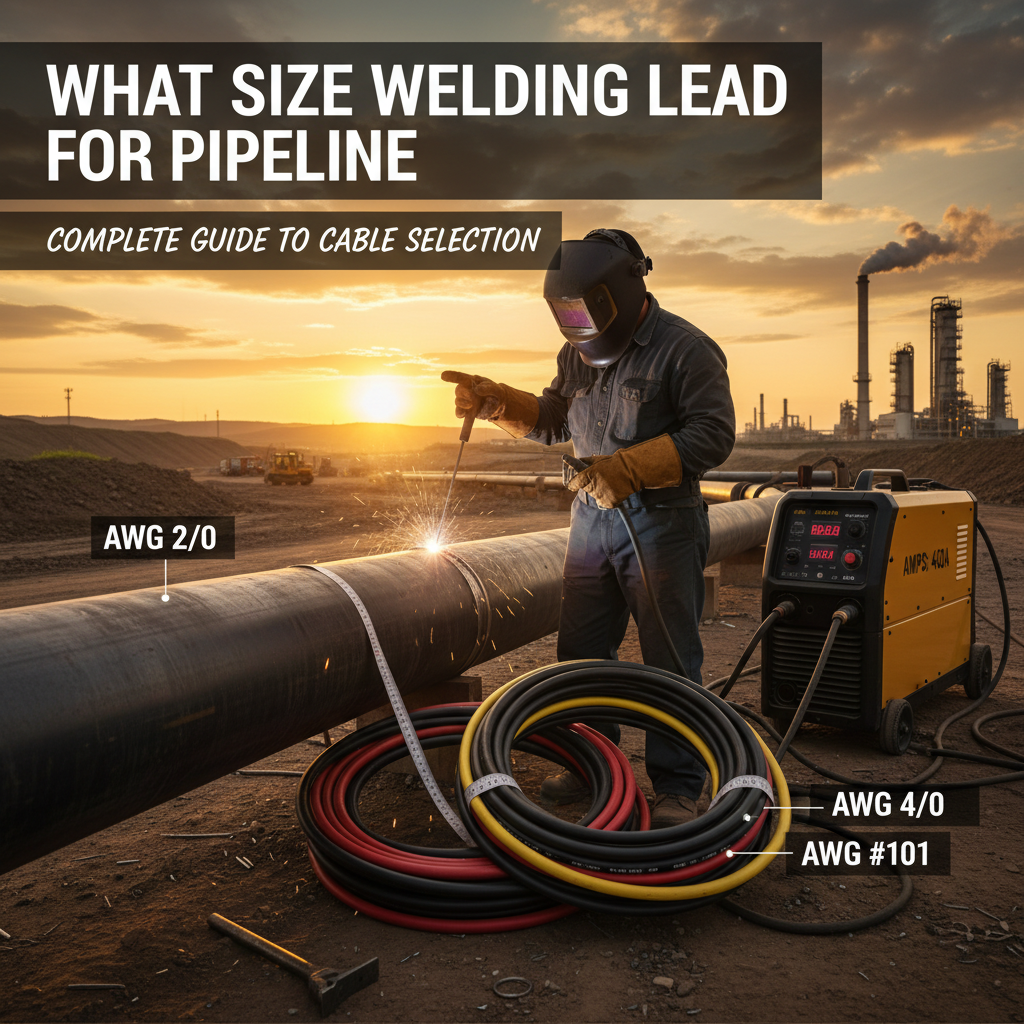 What Size Welding Lead for Pipeline: Complete Guide to Cable Selection