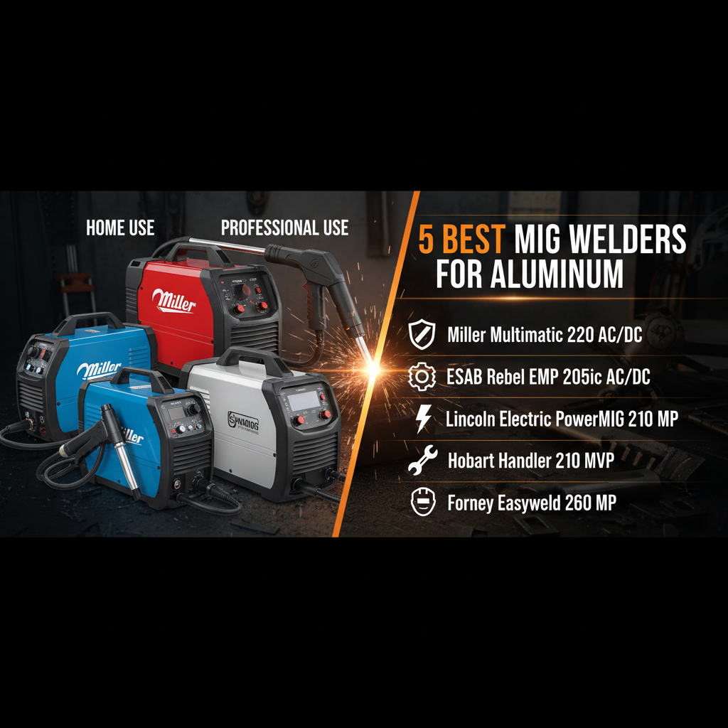 5 Best mig welder for aluminium for Home & Professional Use