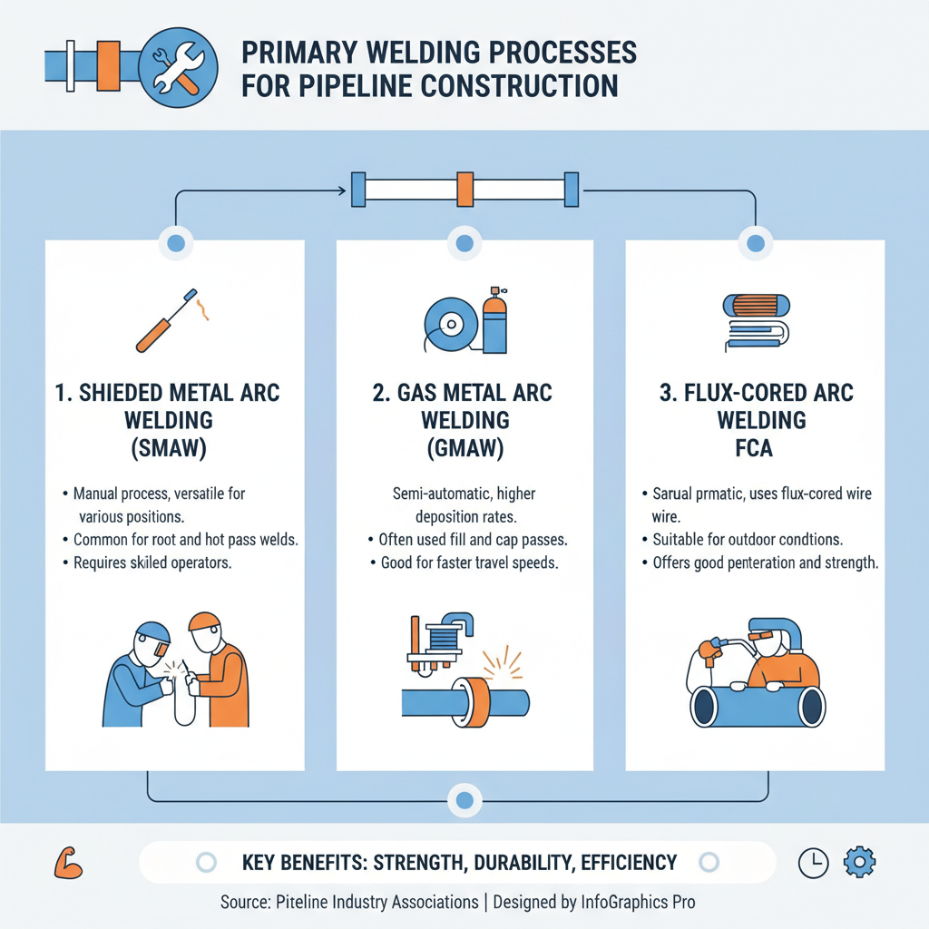 Primary Welding Processes for Pipeline Construction