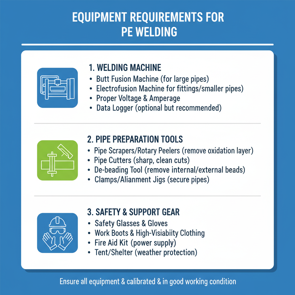 Equipment Requirements for PE Welding