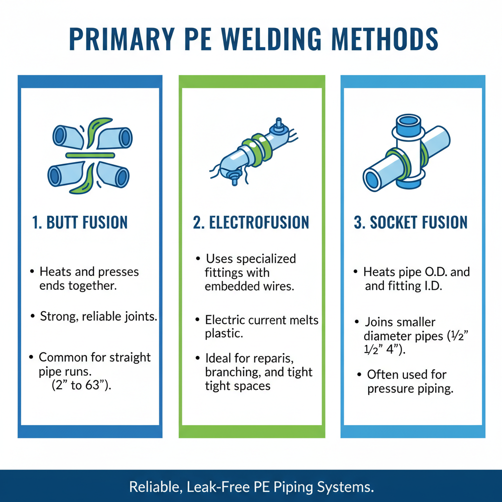 Primary PE Welding Methods