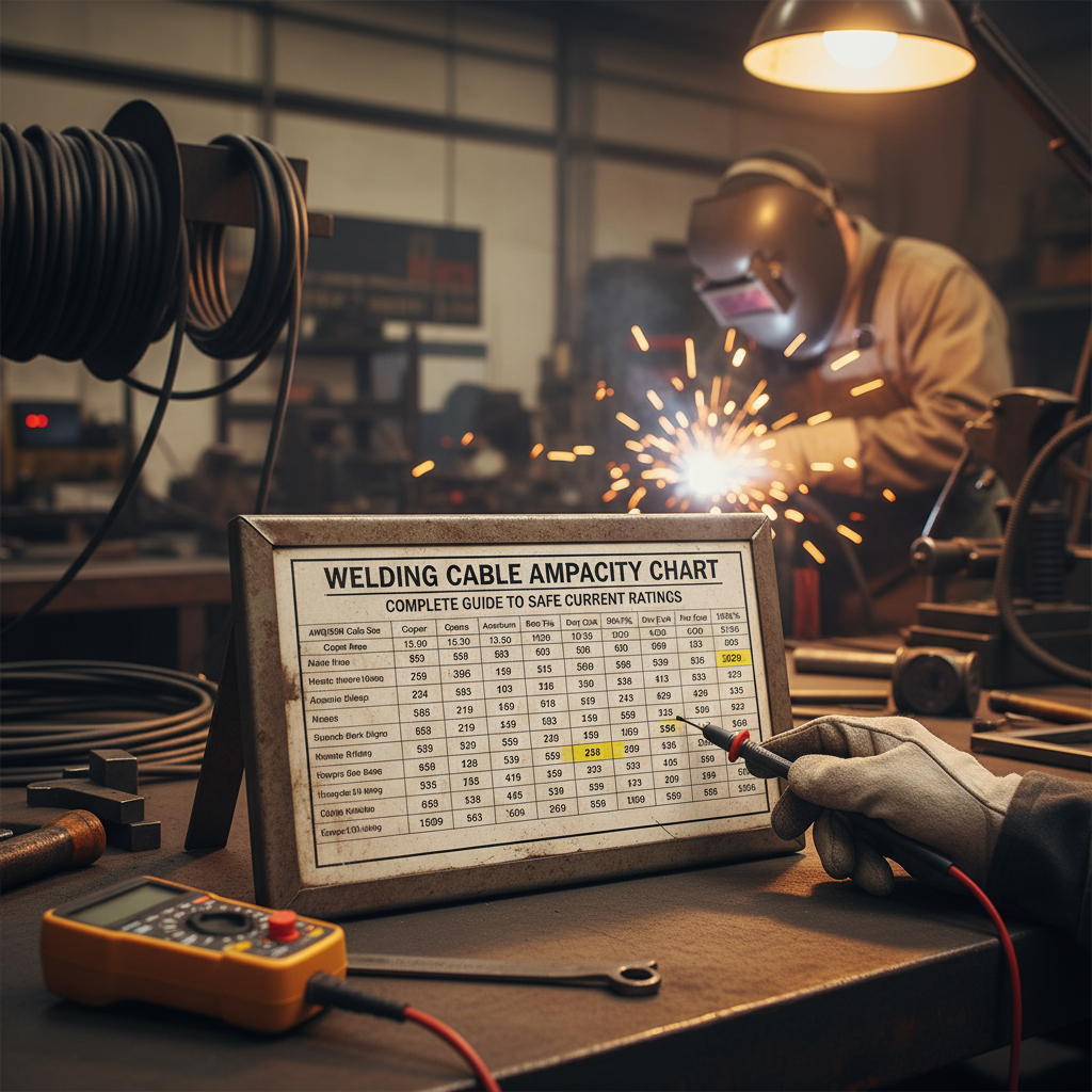 Welding Cable Ampacity Chart: Complete Guide to Safe Current Ratings