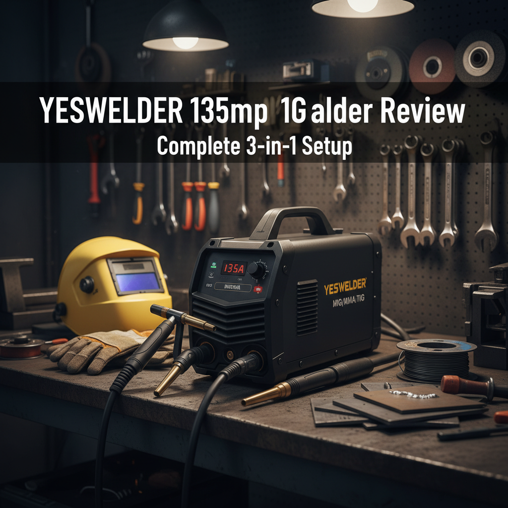 YESWELDER 135Amp MIG Welder Review: Complete 3-in-1 Setup