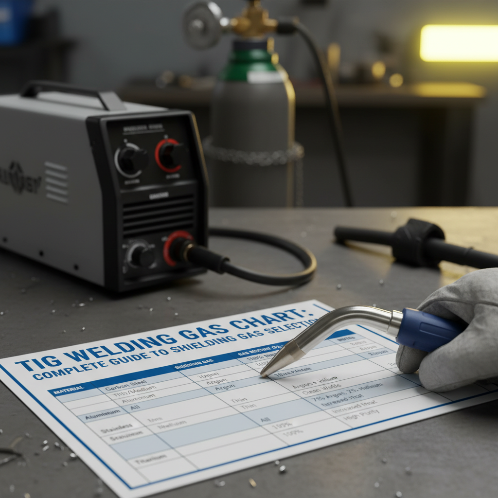 TIG Welding Gas Chart: Complete Guide to Shielding Gas Selection