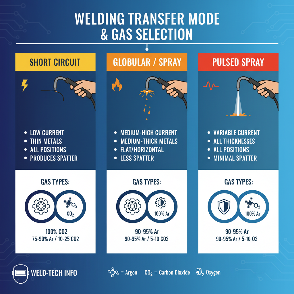 Transfer Mode and Gas Selection