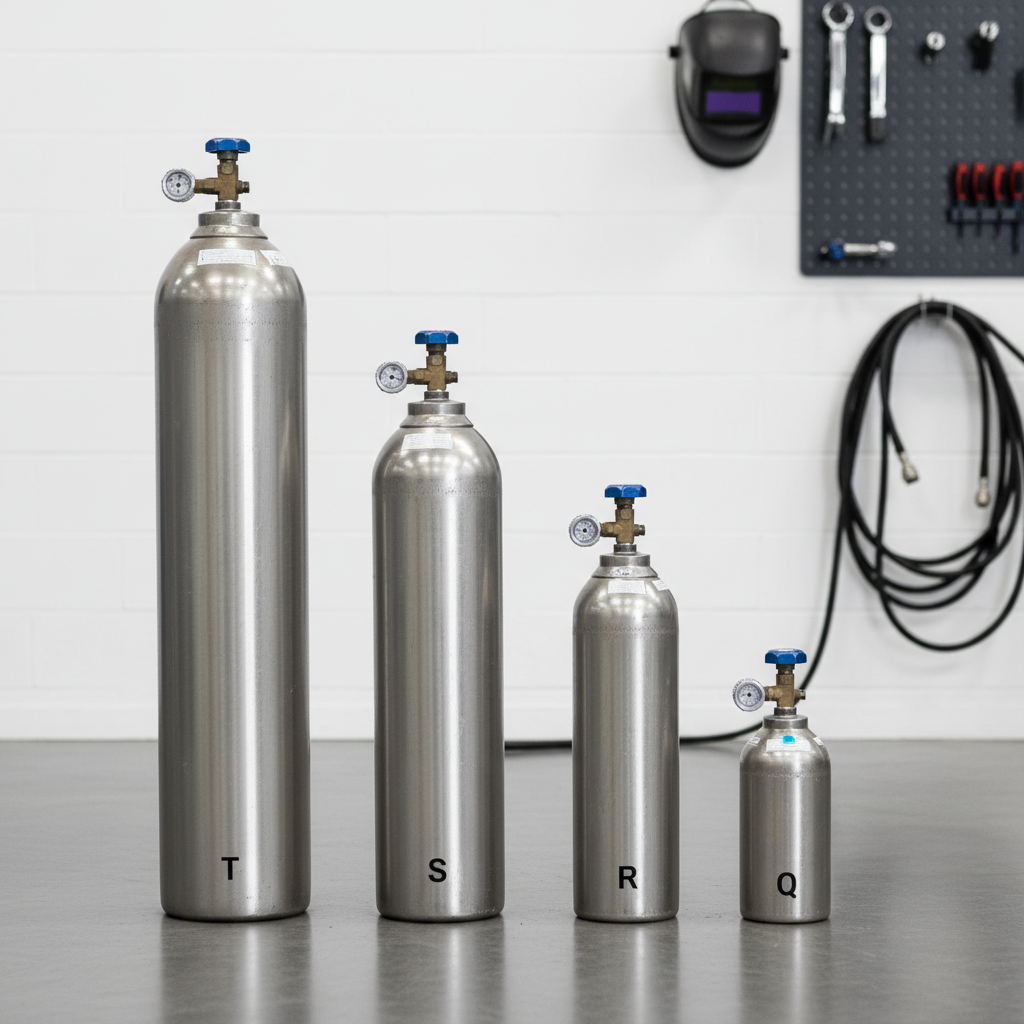 Welding Gas Tank Size Chart: Complete Guide to Cylinder Selection 1 welding gas tank size chart