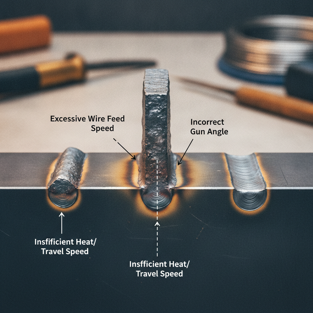The Root Causes of High, Convex MIG Beads